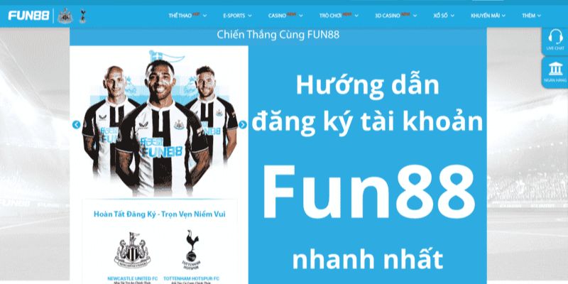 Đăng ký Fun88 có gì hấp dẫn